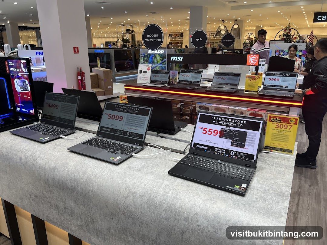 Electronics Store Display