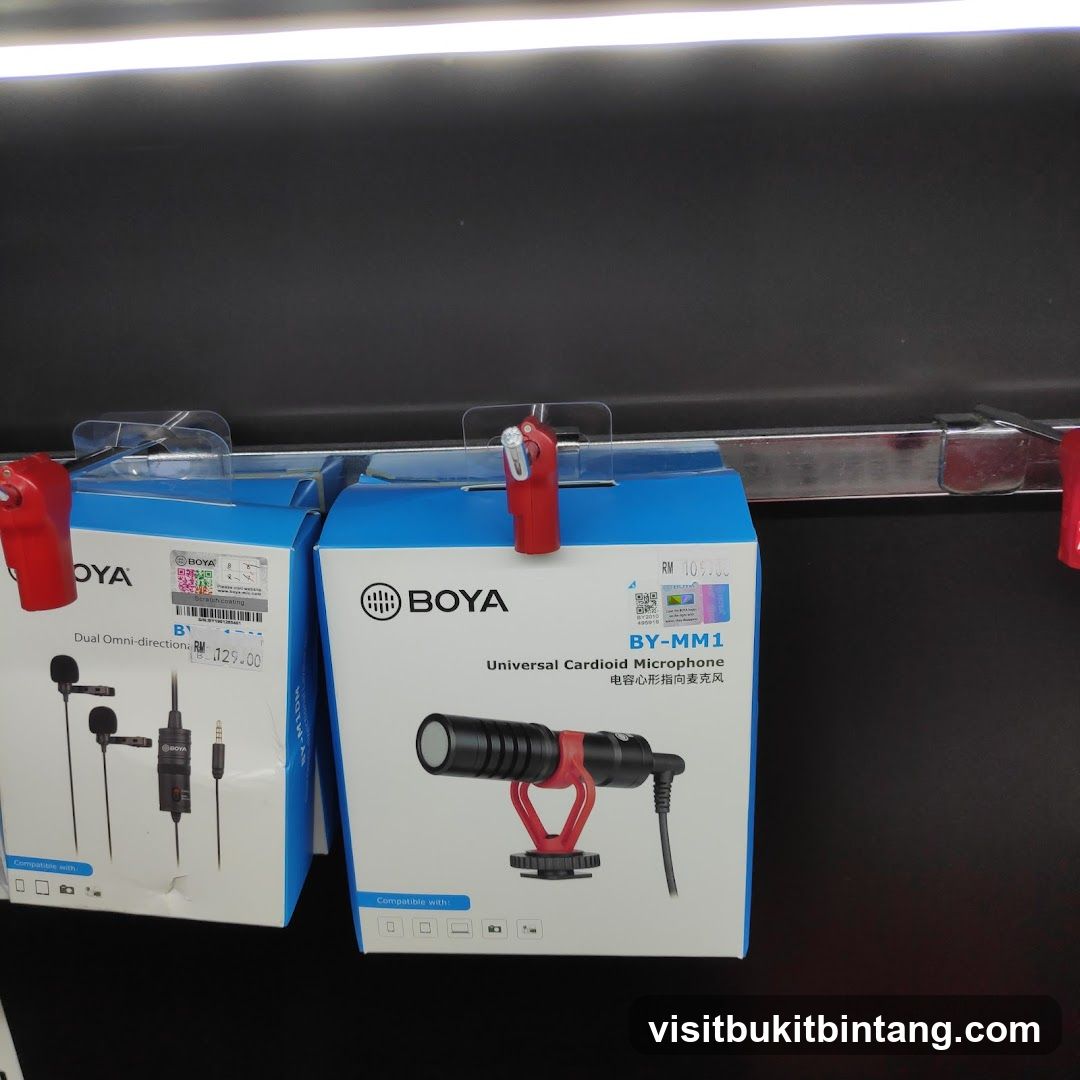 Microphones on Display