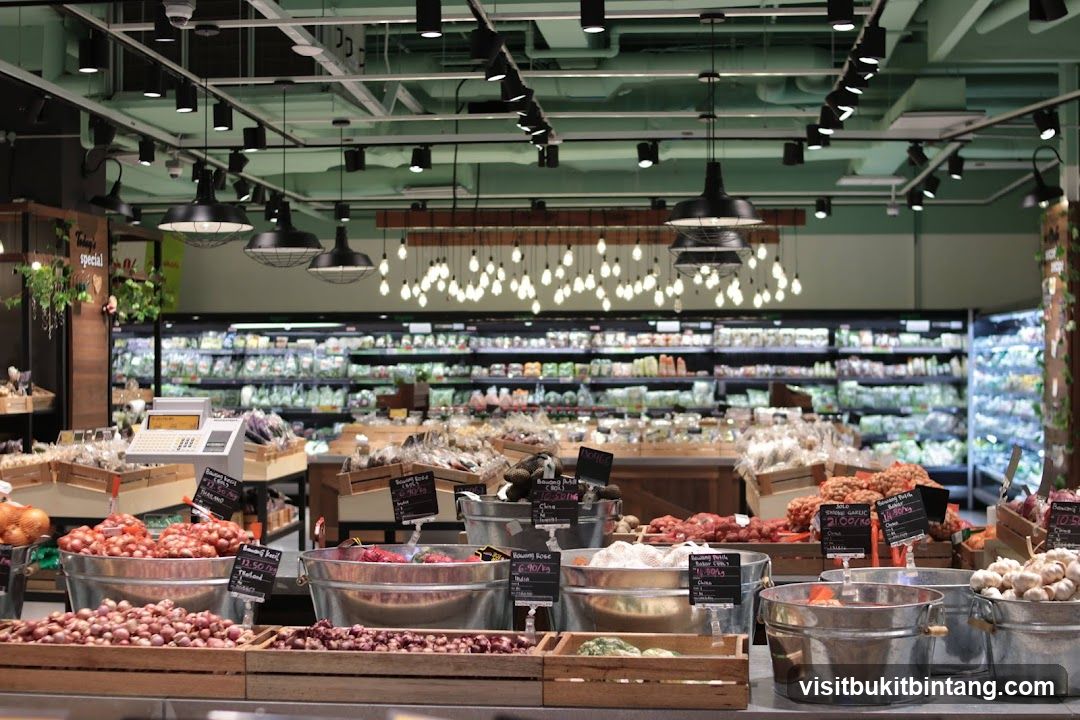 Produce Section of a Grocery Store
