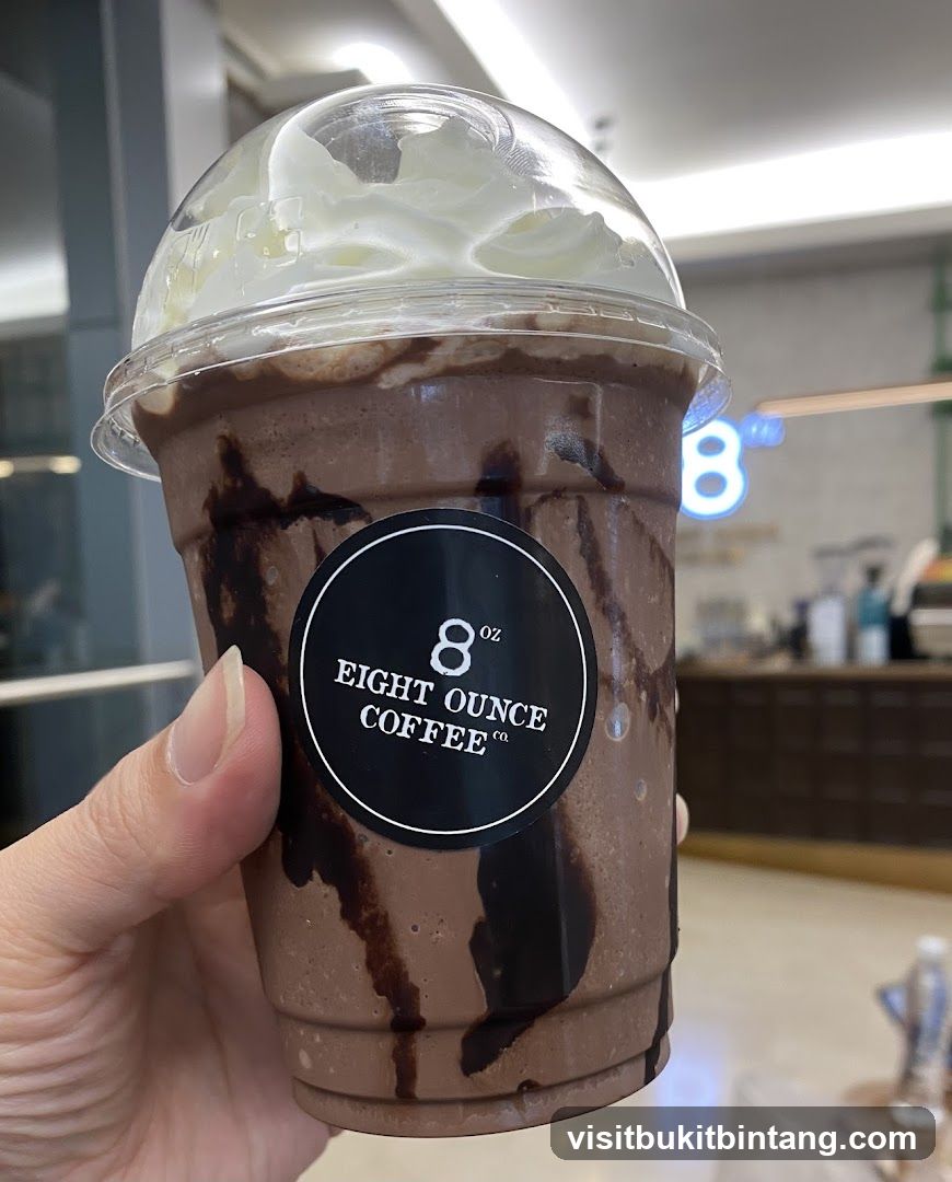 Chocolate Frappe with Whipped Cream