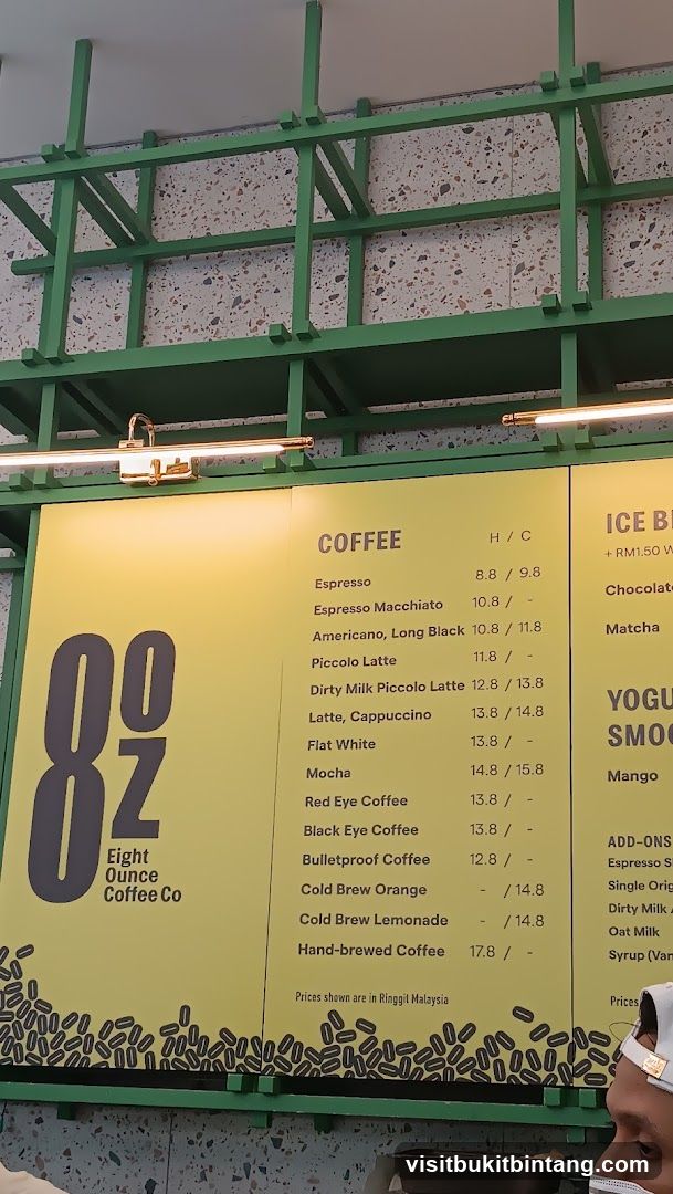 Coffee Menu