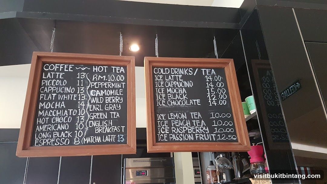 Coffee and Cold Drinks Menu