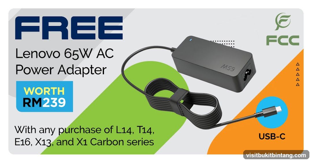 Lenovo Power Adapter Promotion