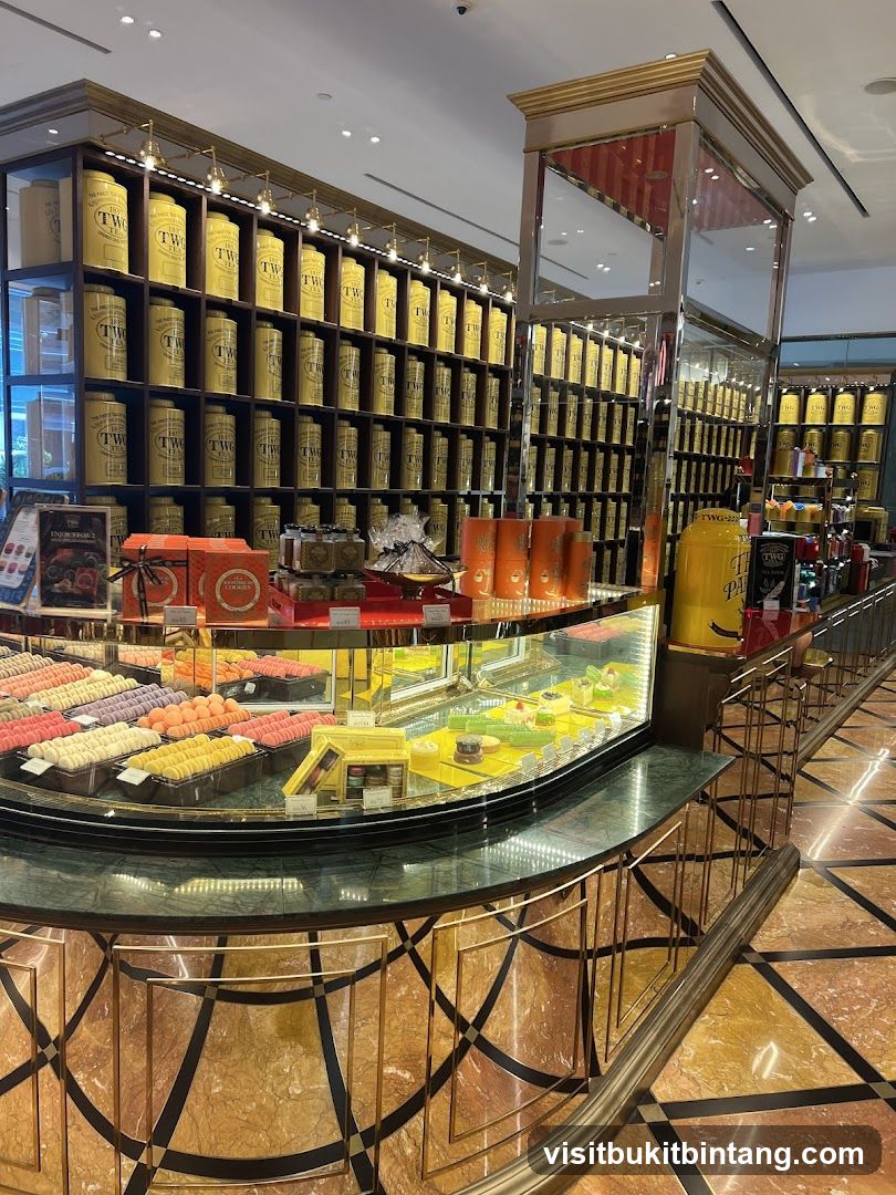 Dessert Display and Tea Tins