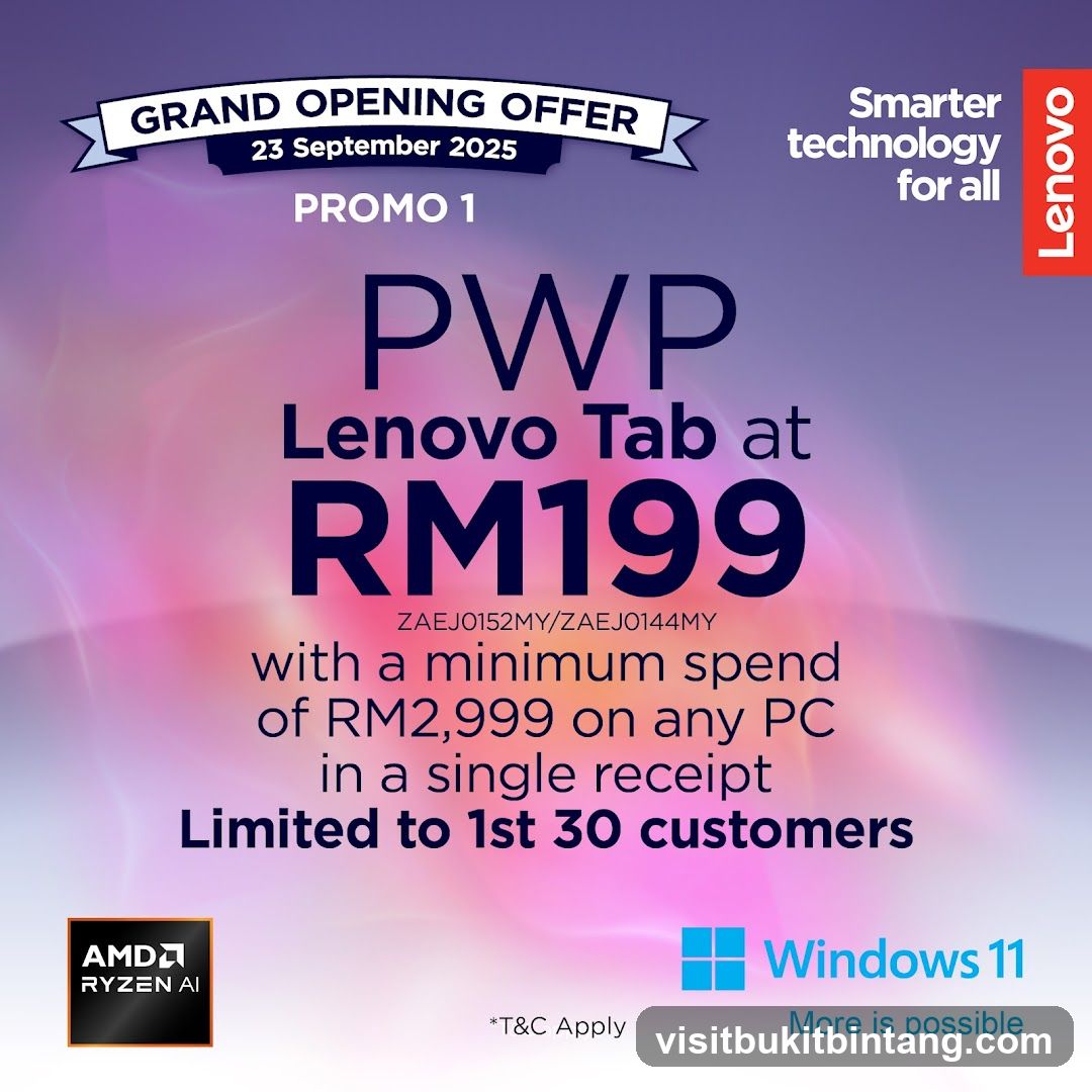 Lenovo Tab Promotion