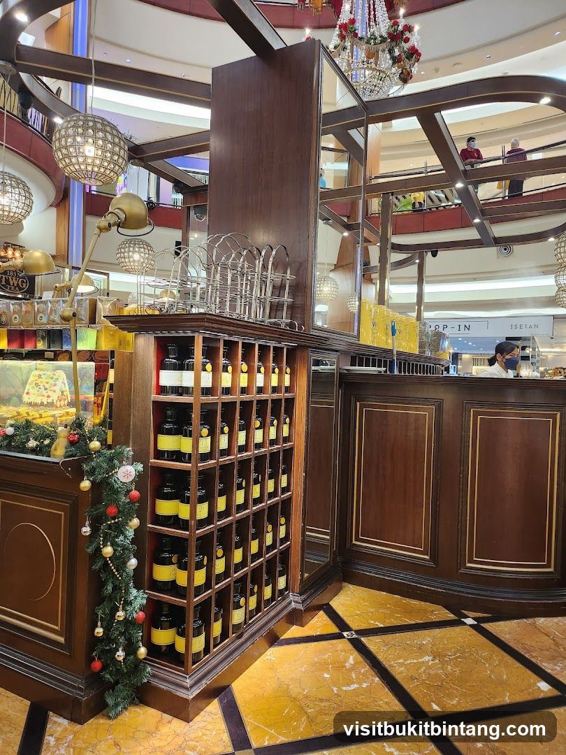 Tea shop display