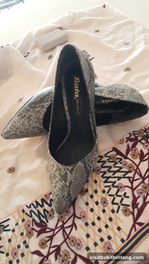 Bata Snakeskin Heels