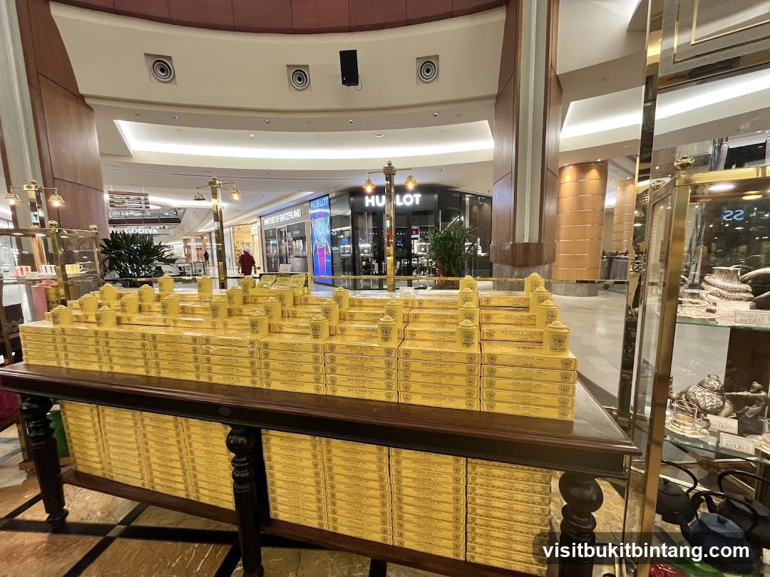 Display of TWG Tea Boxes