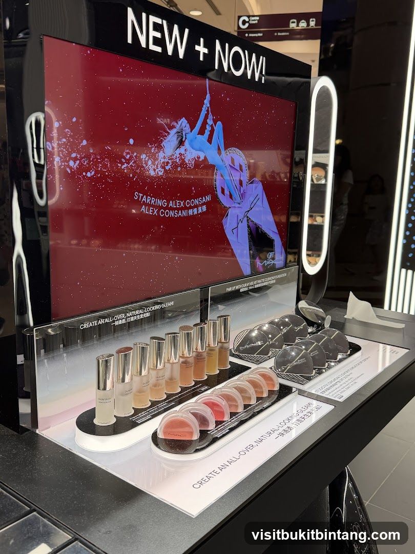 MAC Cosmetics Display