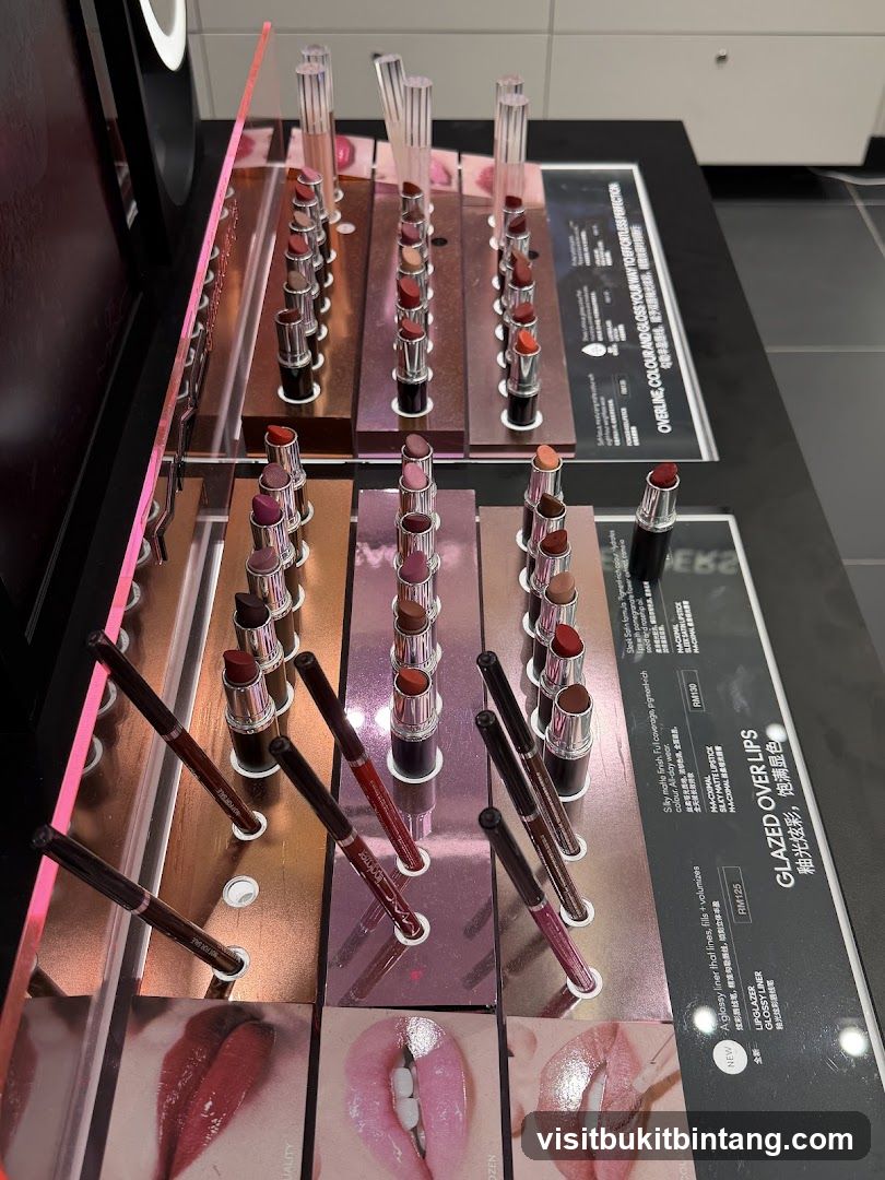 Lipstick and Lip Liner Display