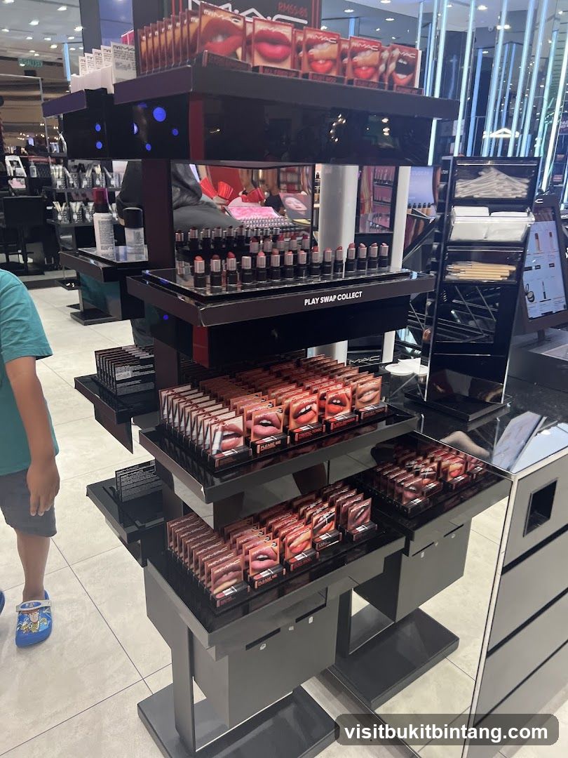 MAC Cosmetics Display