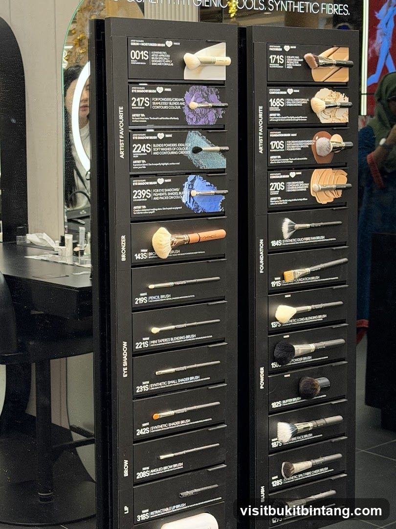 Makeup Brush Display