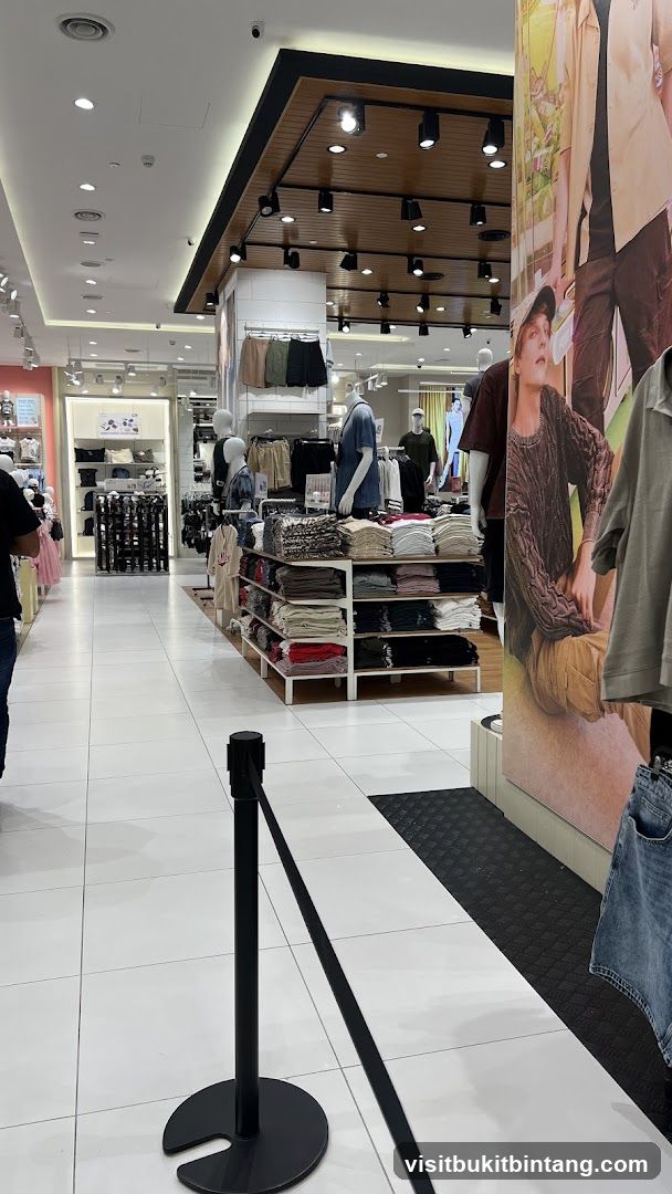 Clothing store interior
