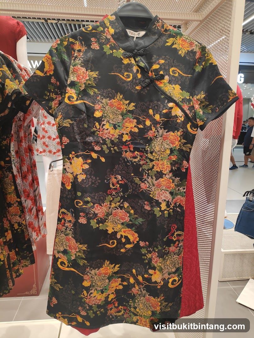 Floral Cheongsam Dress