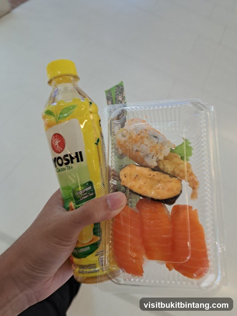 Sushi and Green Tea