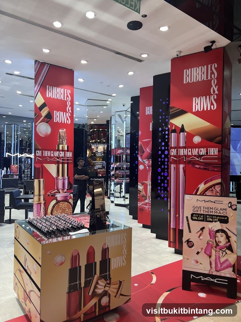 MAC Cosmetics Display