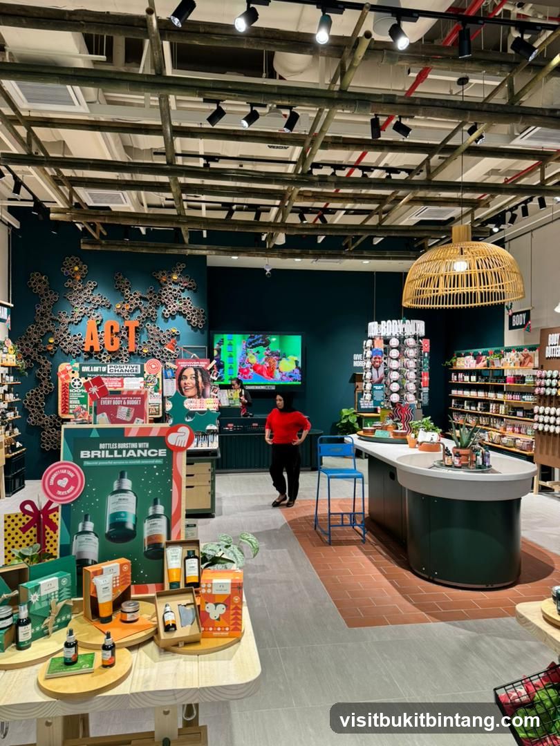 Store Interior with Product Displays