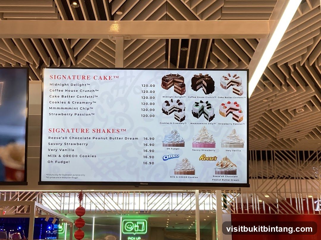 Signature Cakes and Shakes