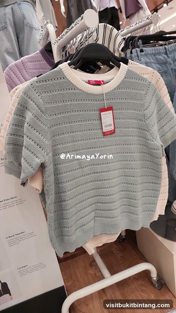 Light Blue Knit Top