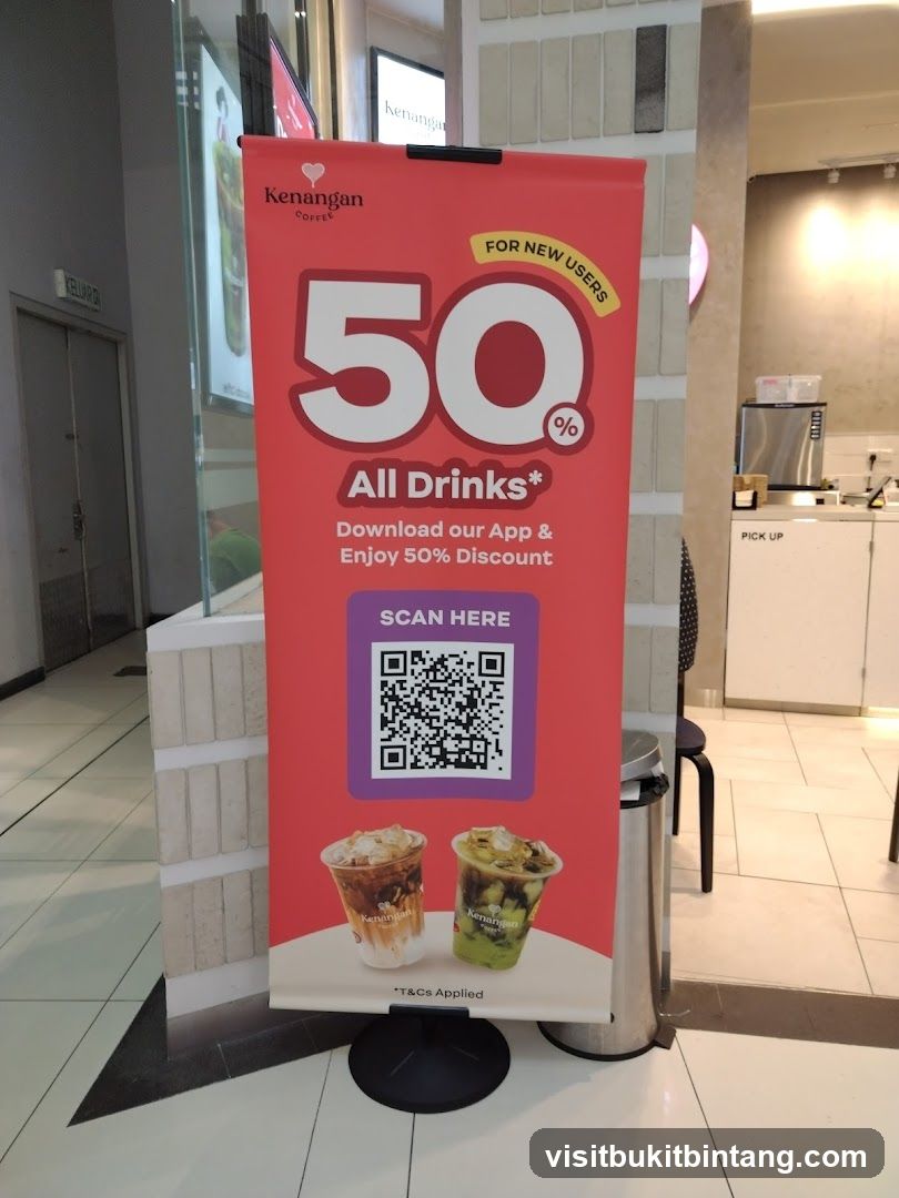 Kenangan Coffee 50% Discount Banner