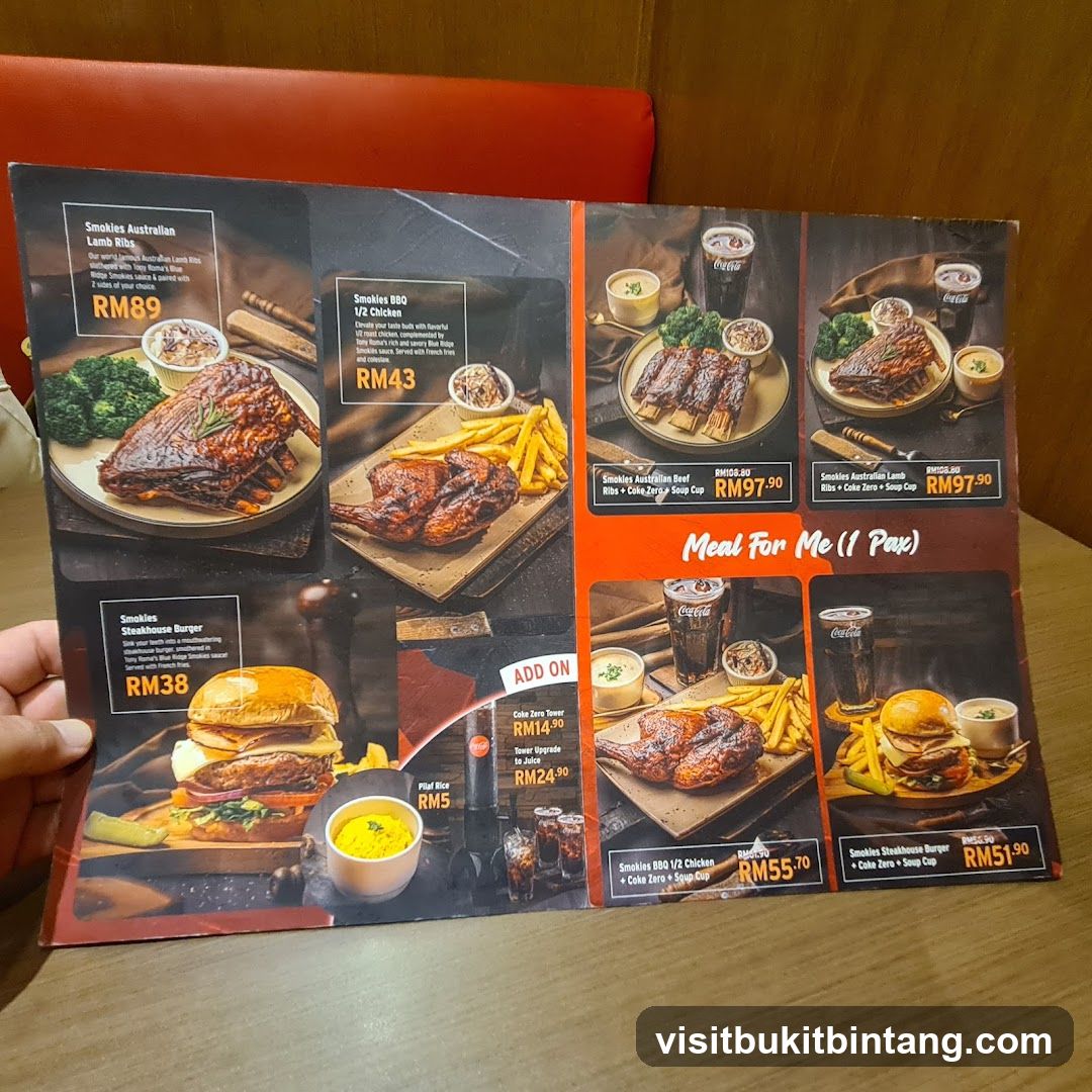 Smokies Menu