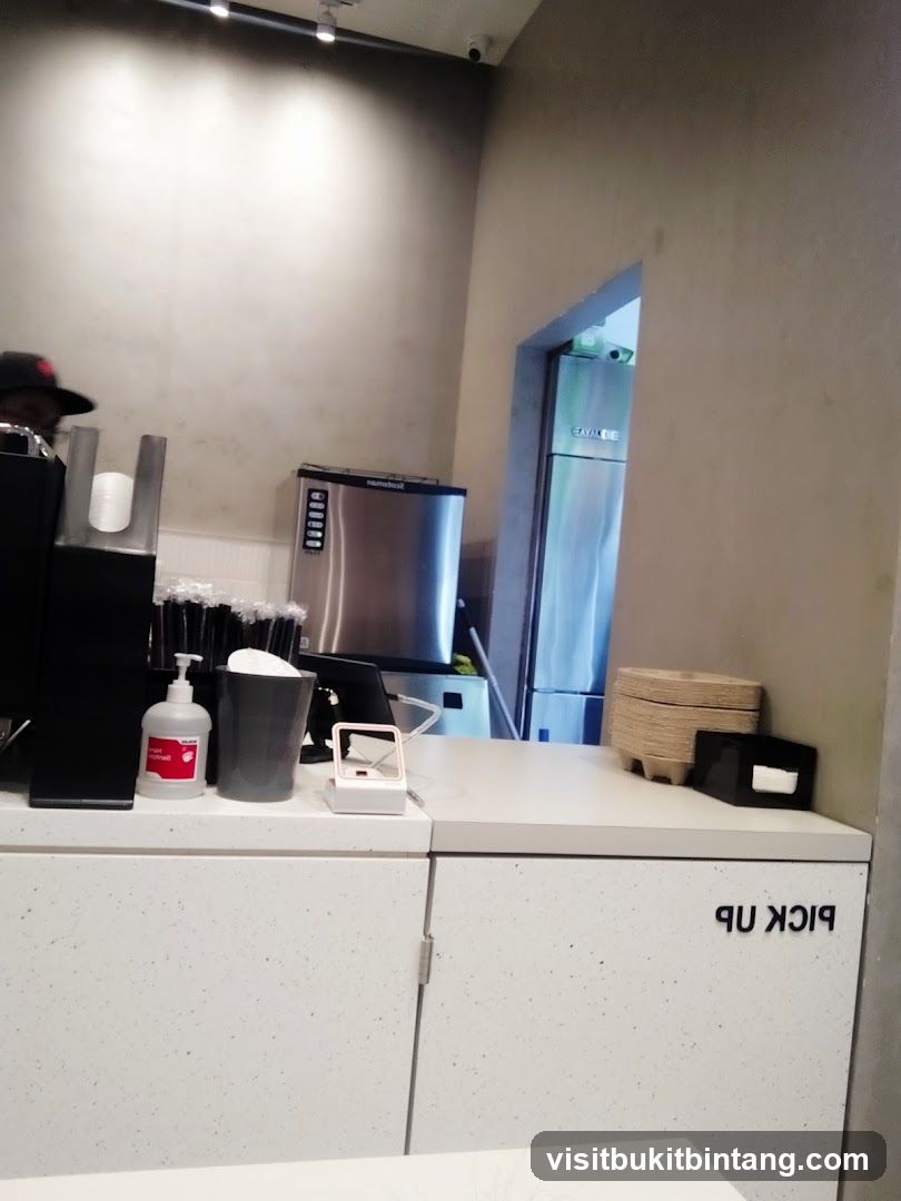 Countertop with supplies