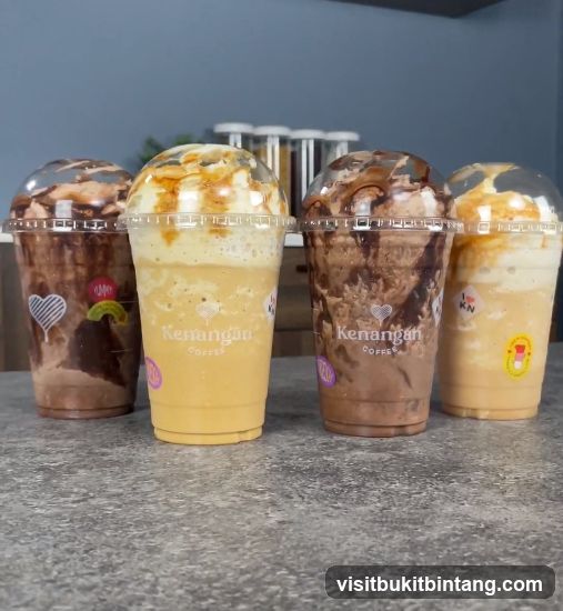 Four Frappuccinos
