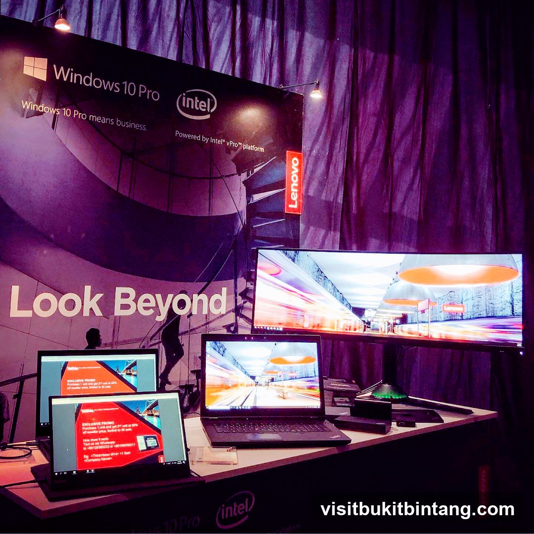 Lenovo and Intel Product Display