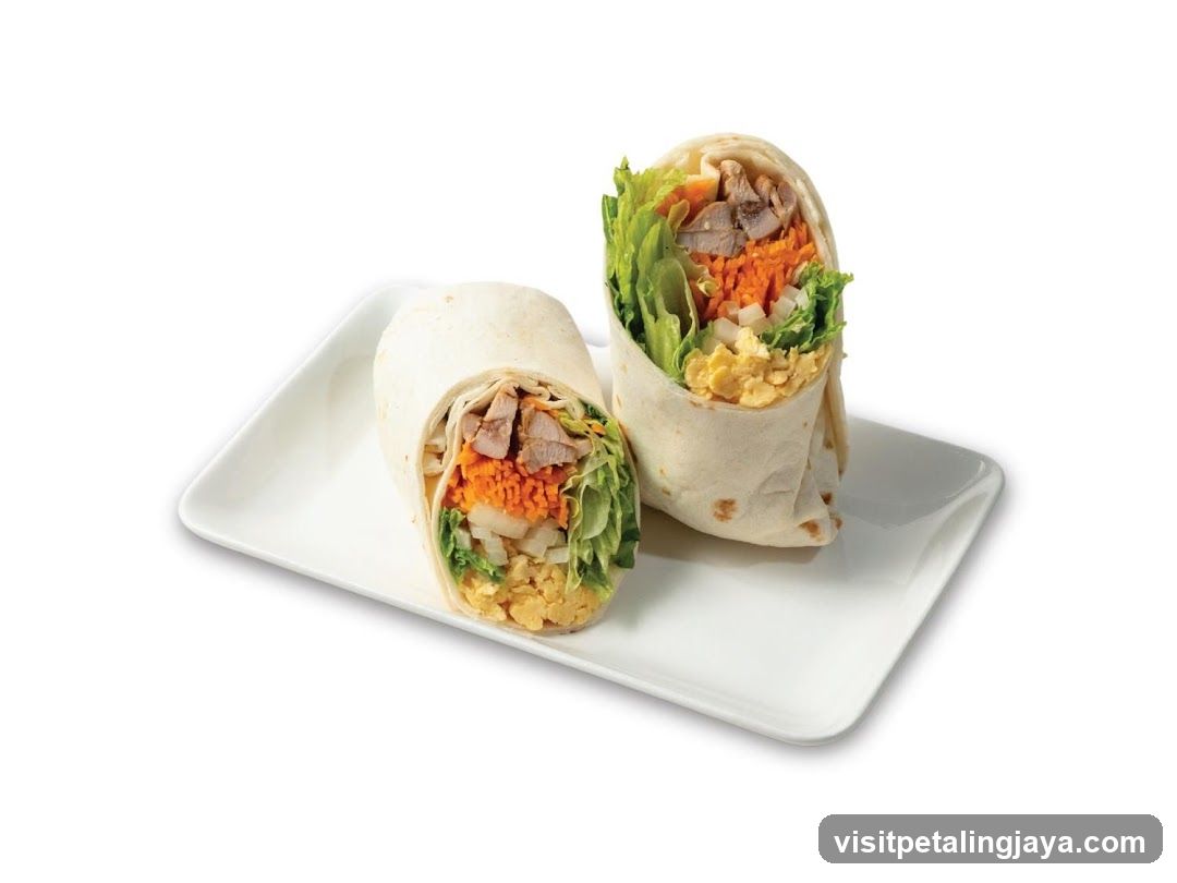 Chicken and Veggie Wrap