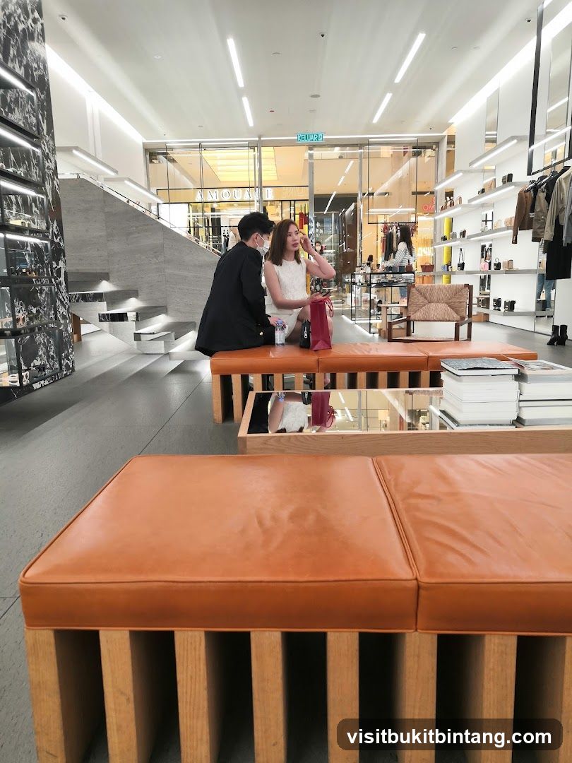 Couple Resting in a Luxury Store