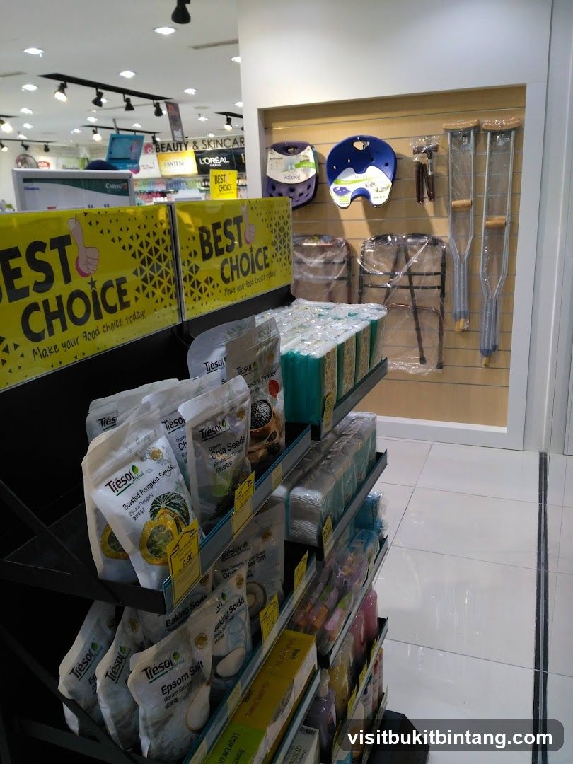 Health and Beauty Products Display