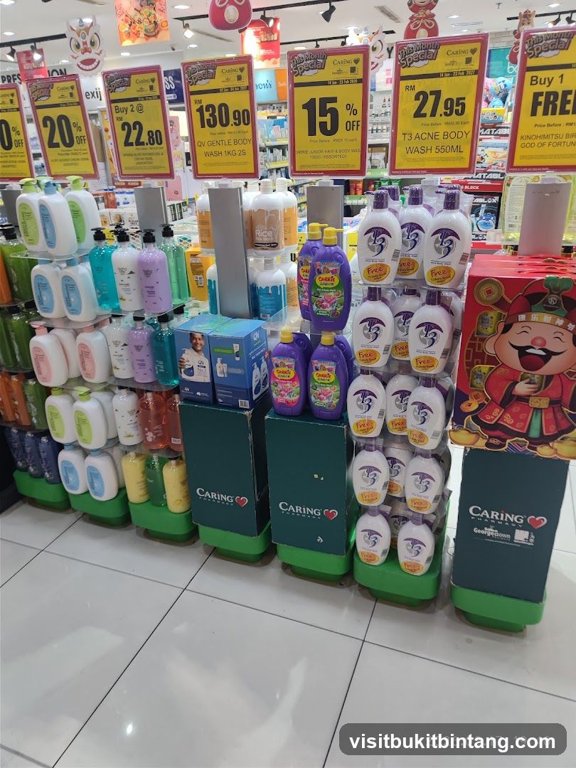 Health and Beauty Products Display