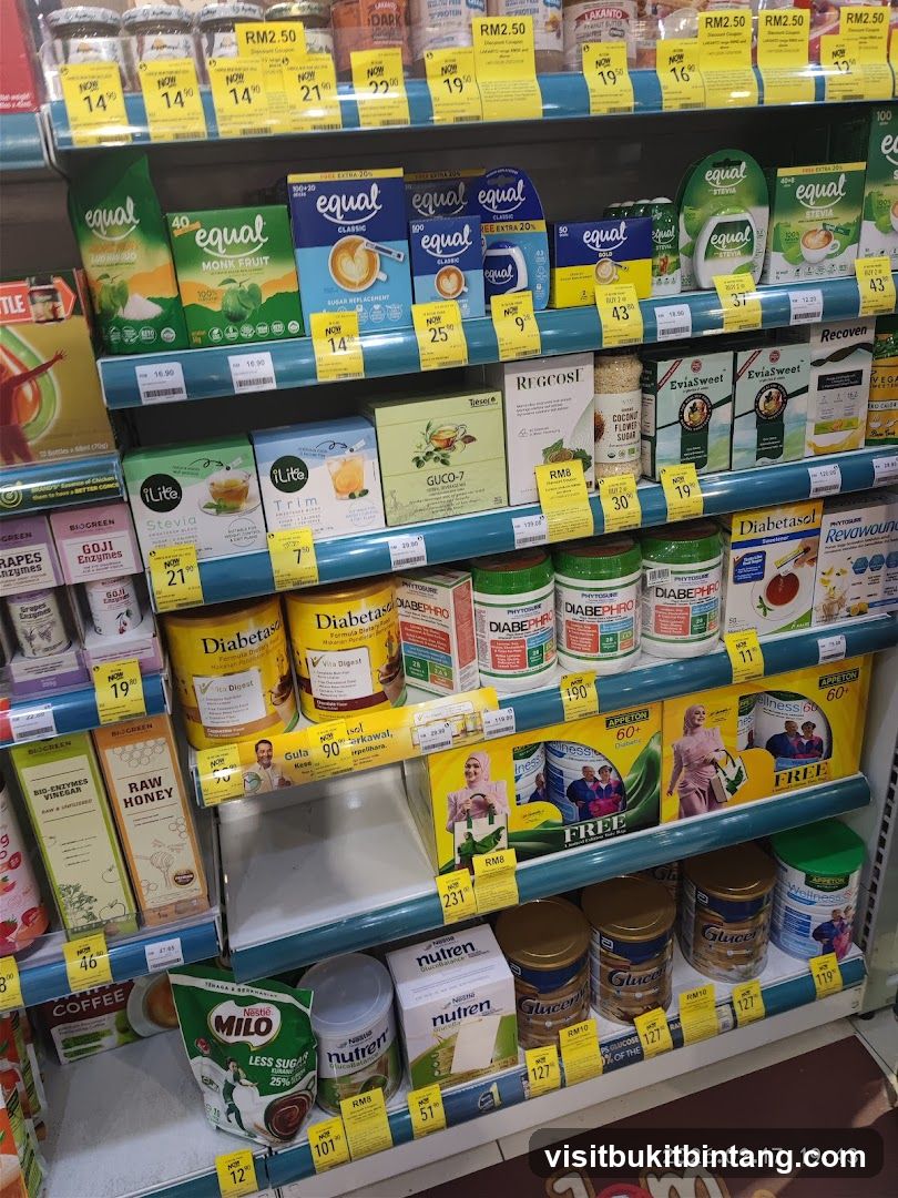 Health and Wellness Products on Shelves