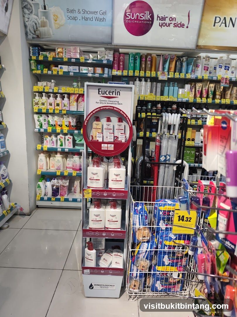 Skincare and Personal Care Products Display