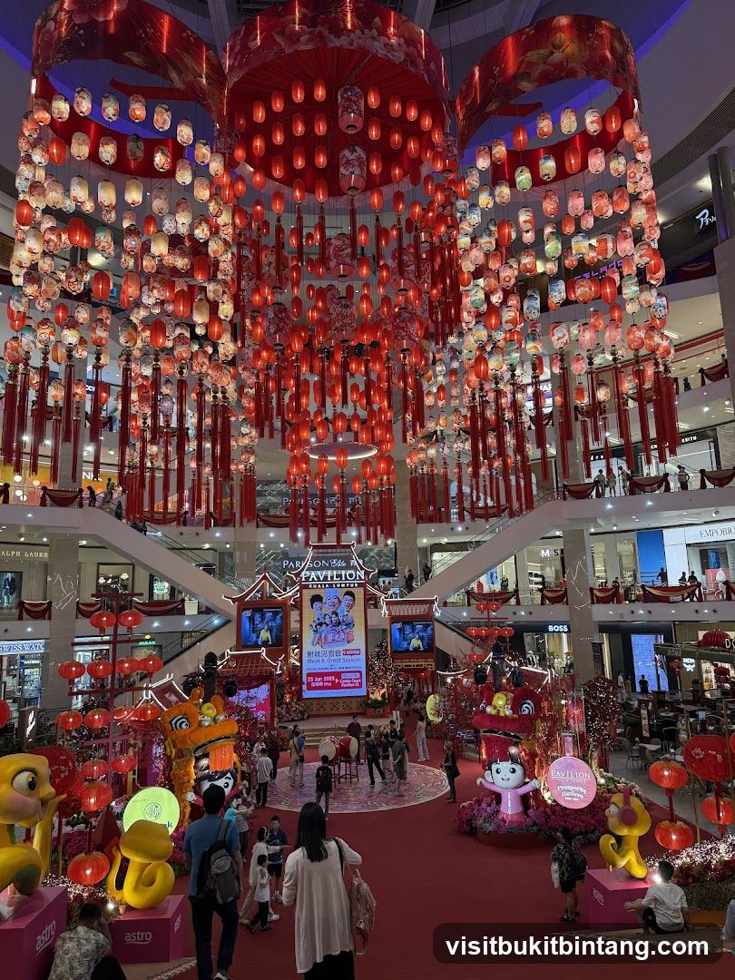 Mall Interior Decorated for Lunar New Year