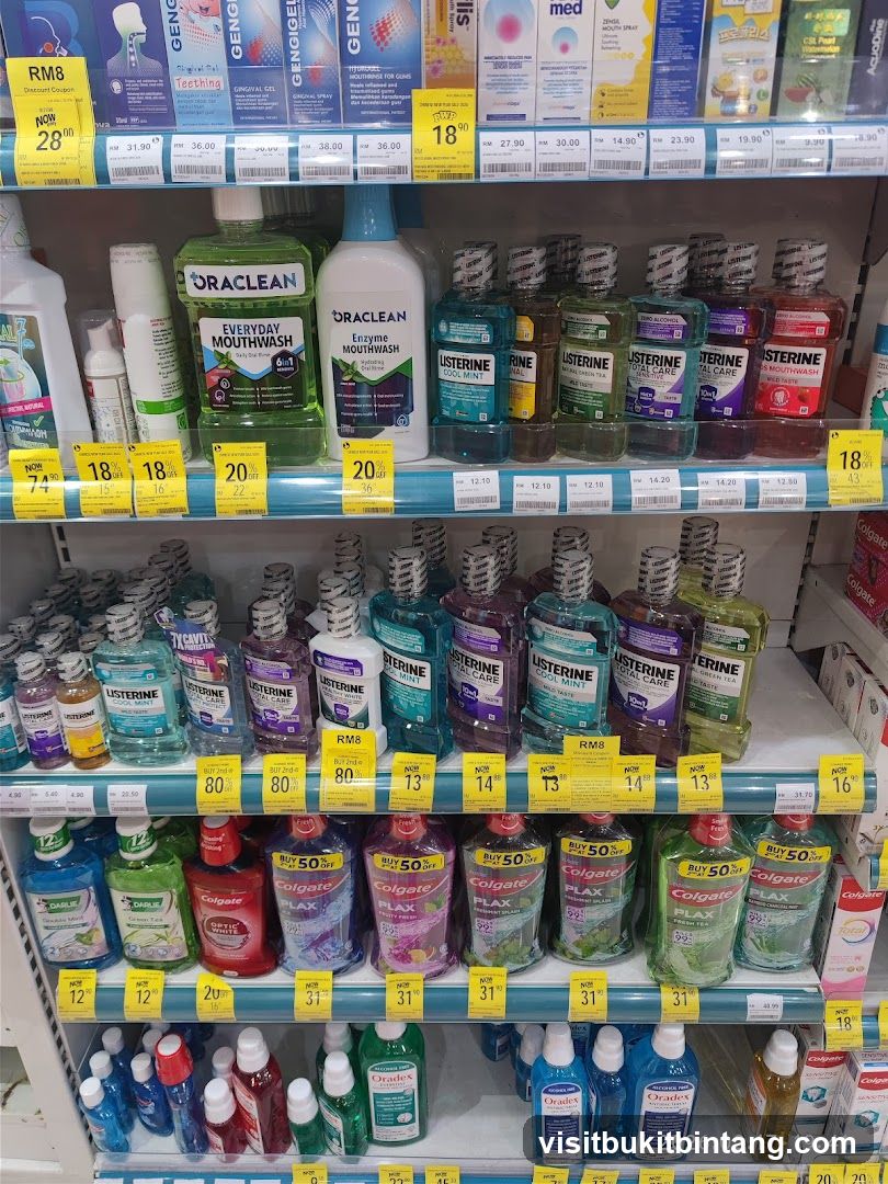 Oral Care Products Display
