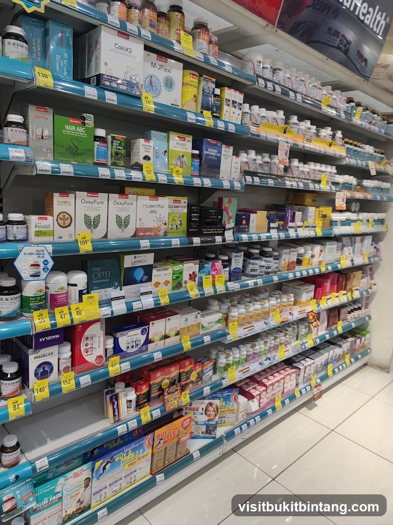 Health Supplements Aisle