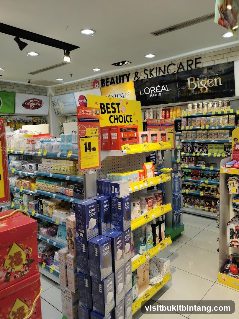 Health and Beauty Products Display