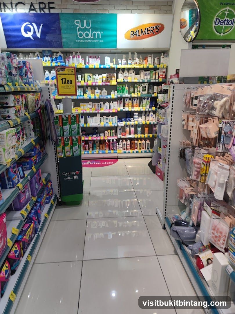 Health and Beauty Products Aisle