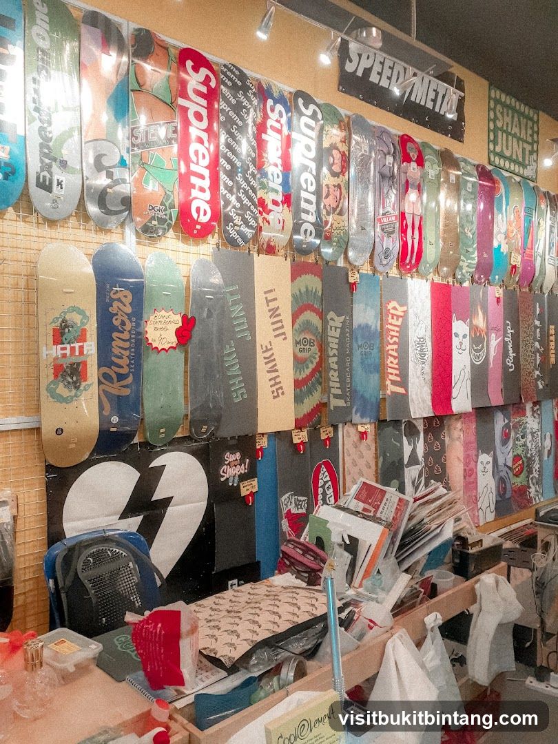 Skateboard Shop Interior