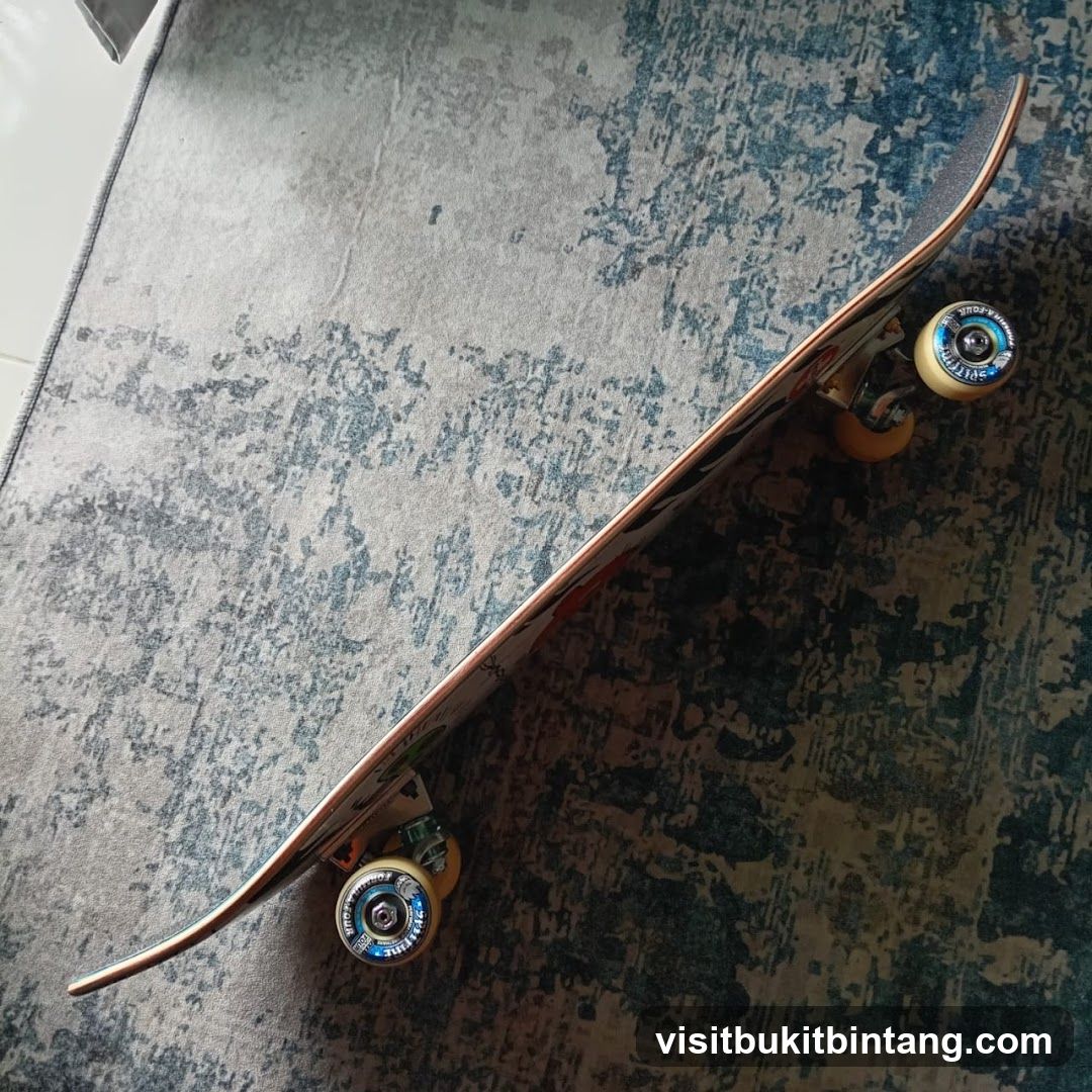 Skateboard on a Rug