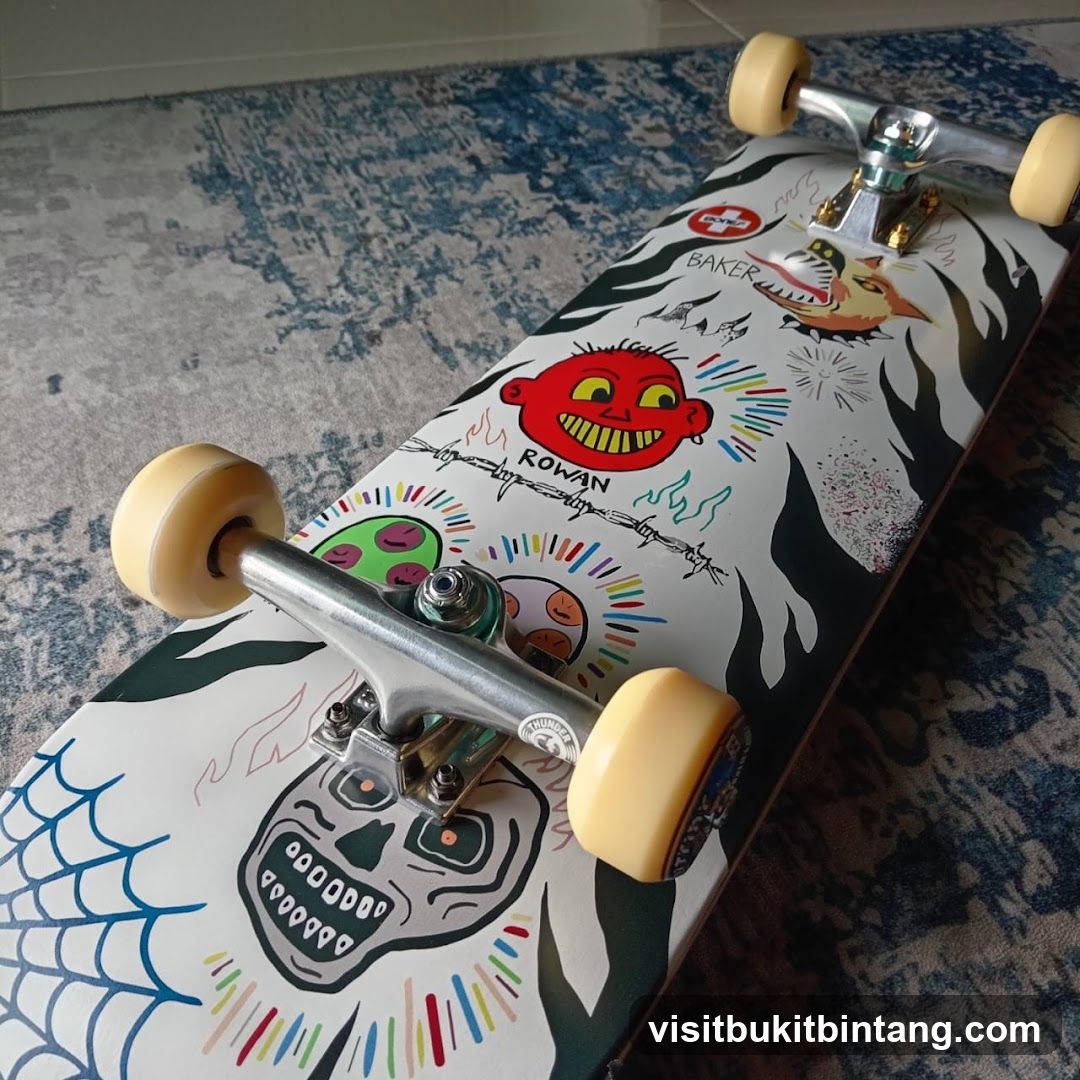 Skateboard Deck with Graphics