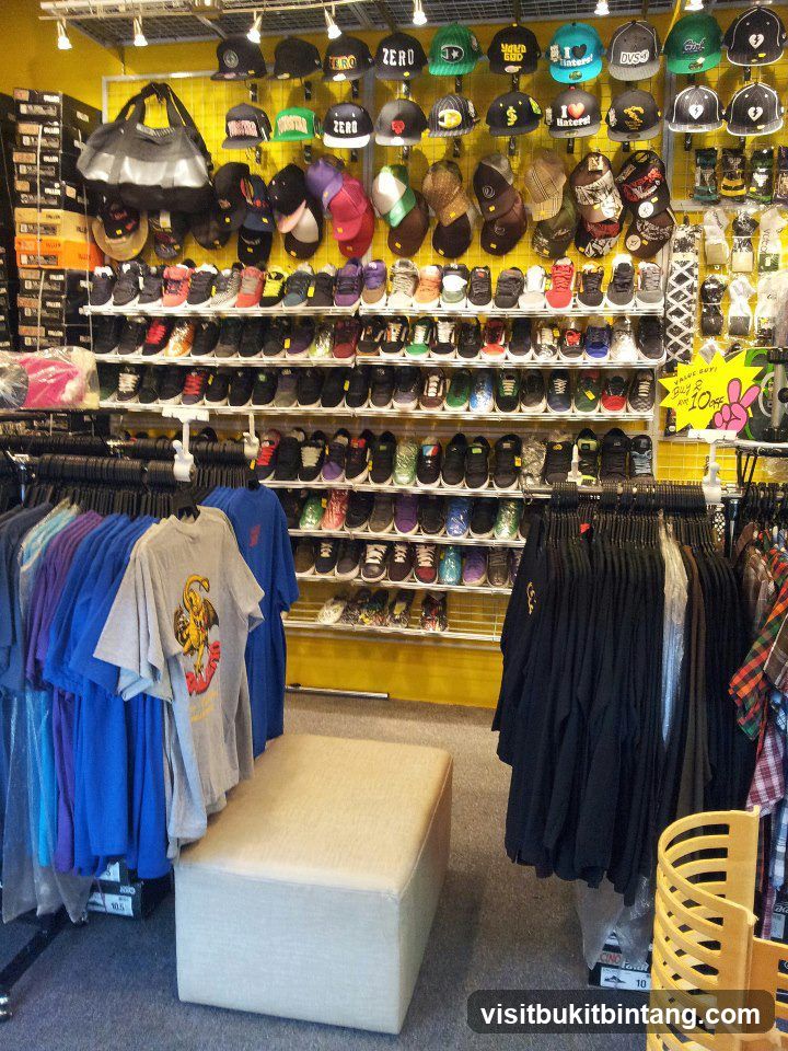 Clothing and Shoe Store Display