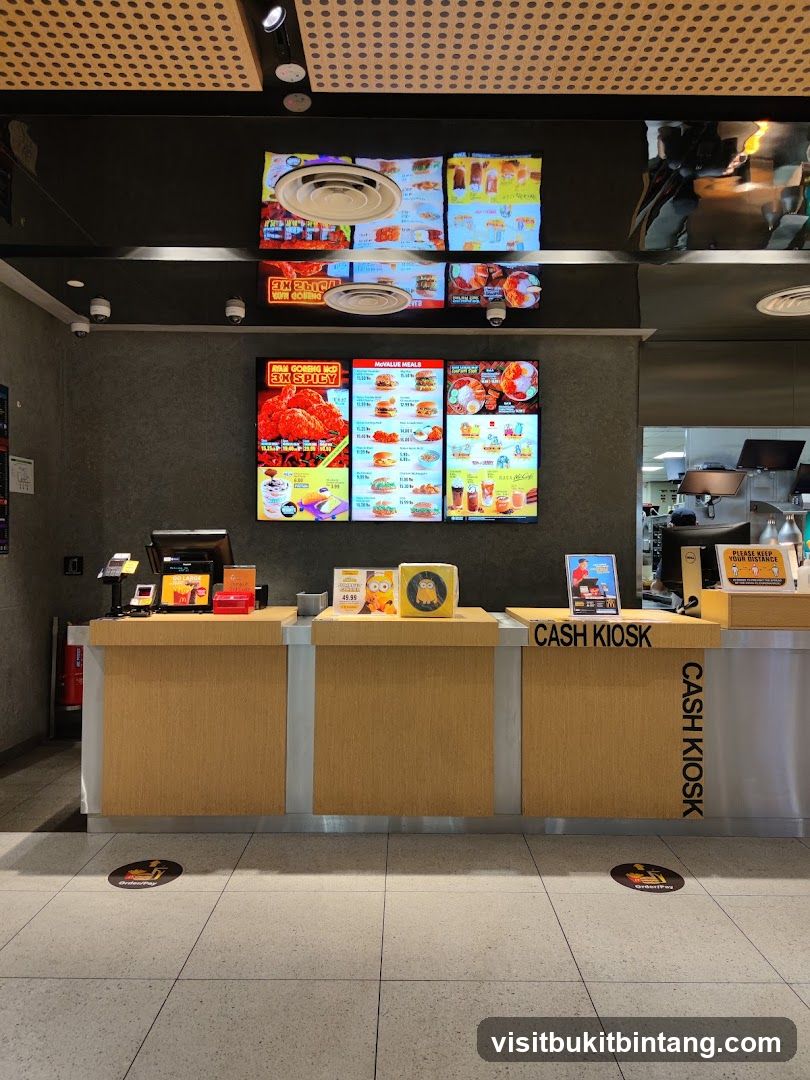 Fast Food Restaurant Counter