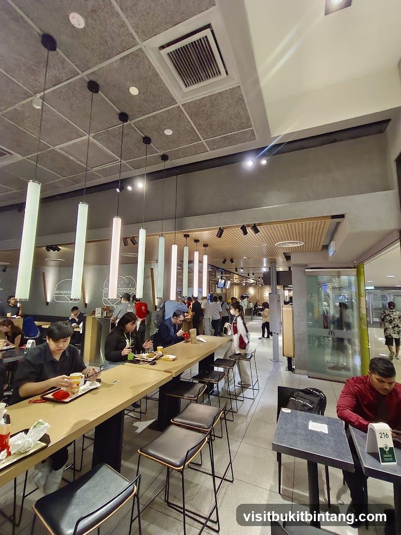 Modern Fast Food Restaurant Interior