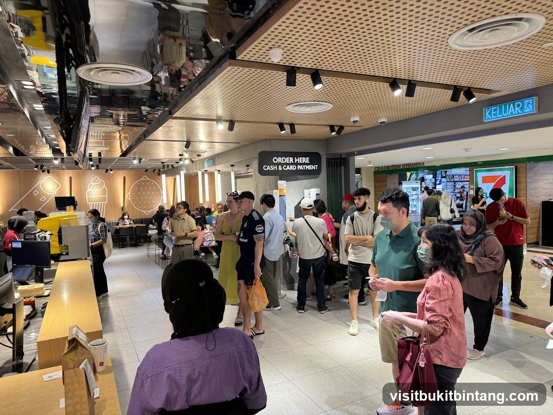 Busy Fast Food Restaurant