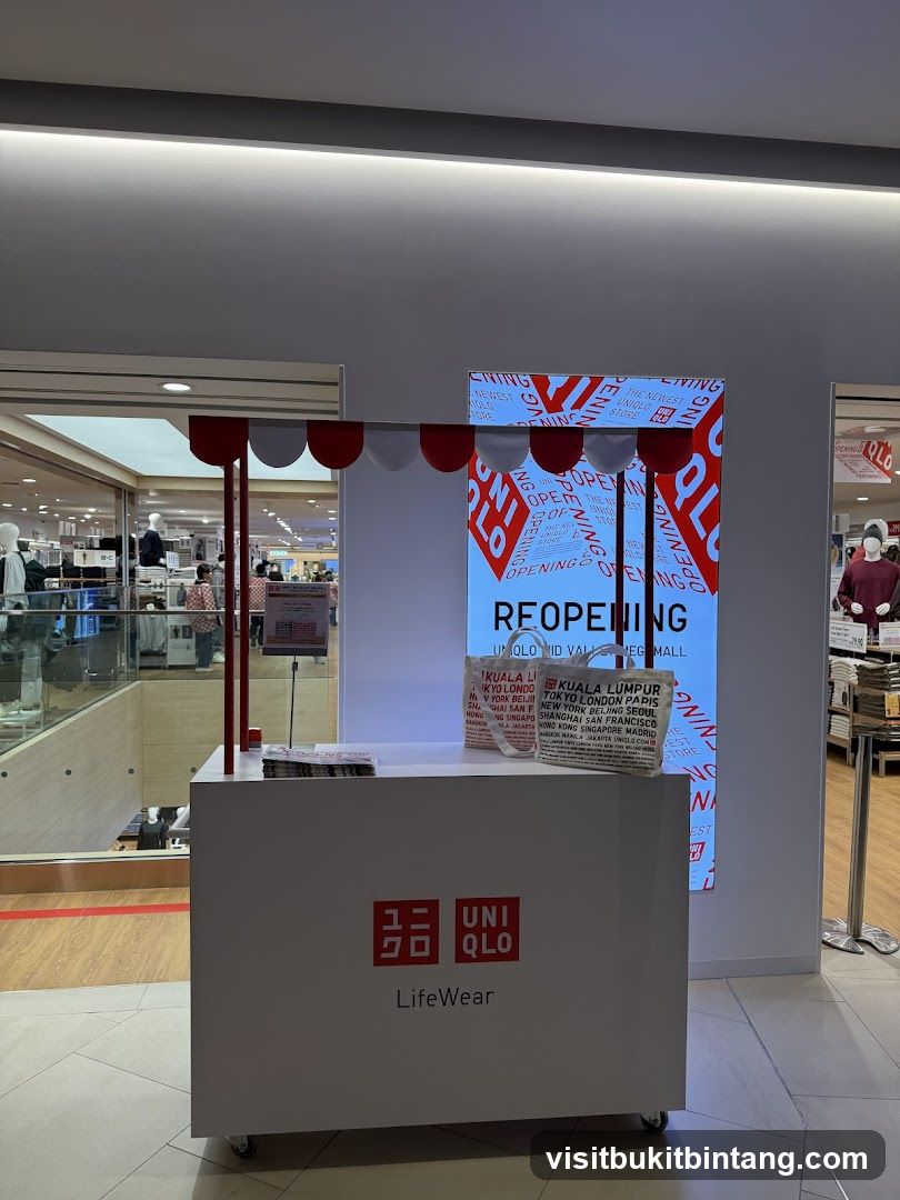 Uniqlo Reopening Display