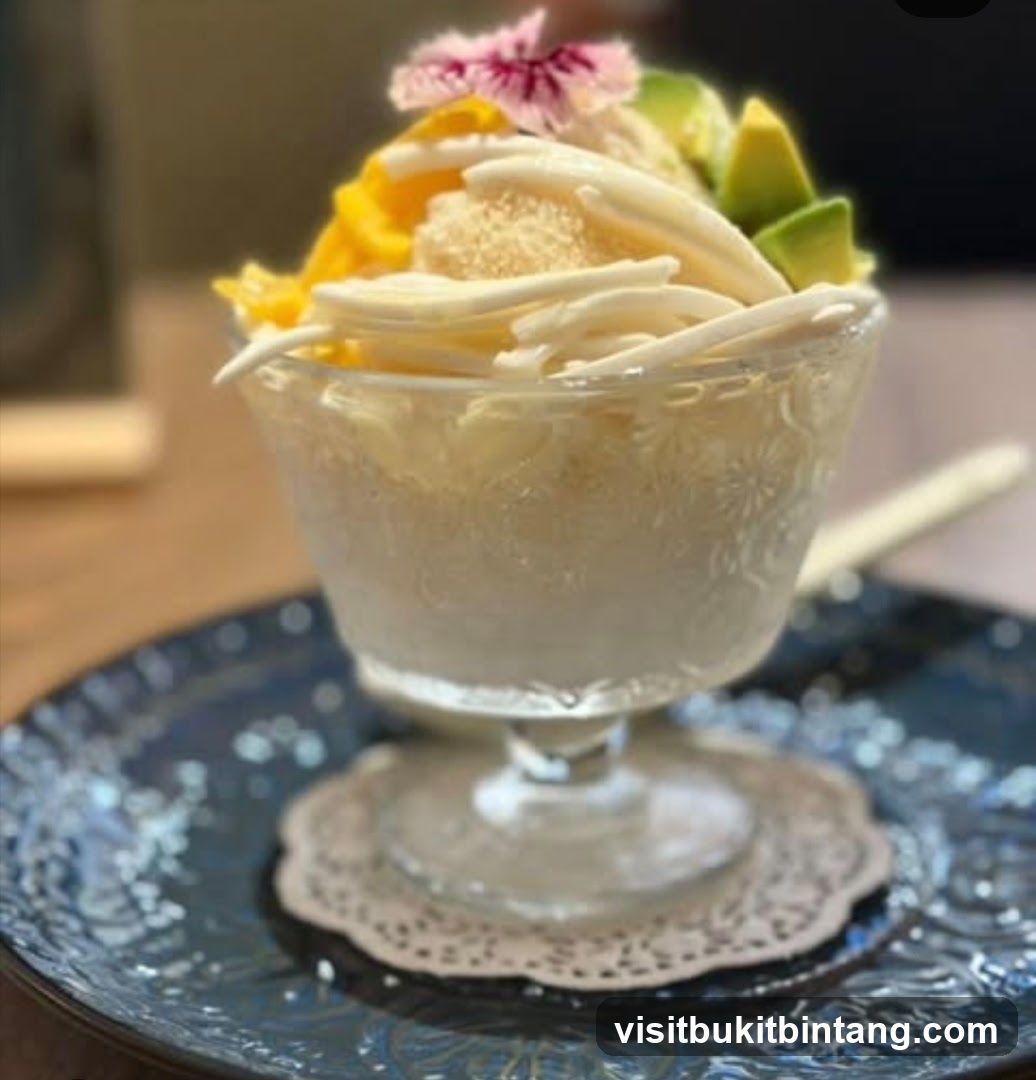 Dessert with Mango and Avocado