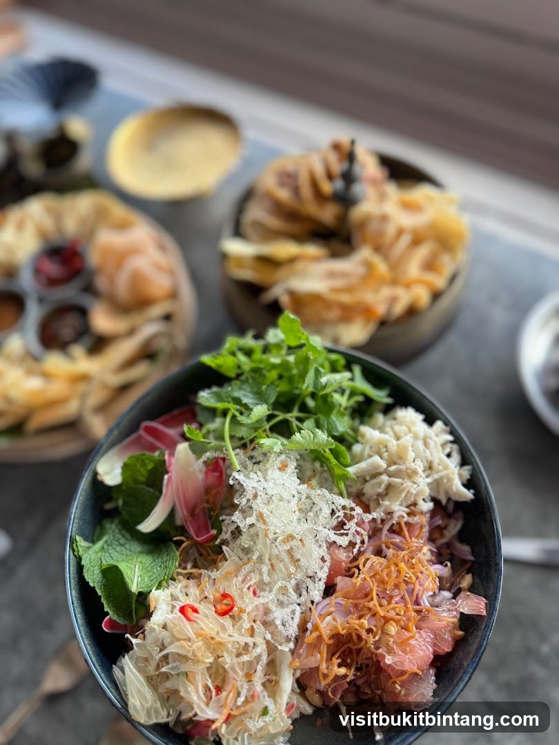 Pomelo Salad with Crispy Elements