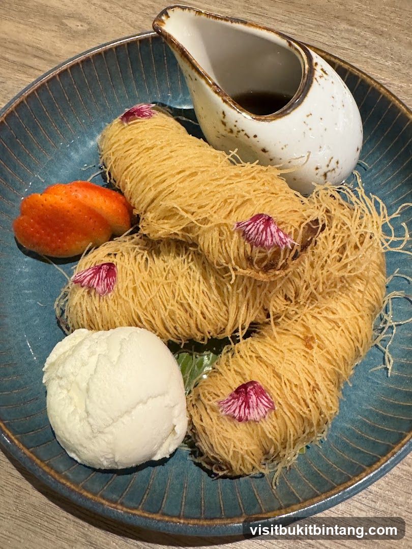 Dessert with Kataifi Pastry